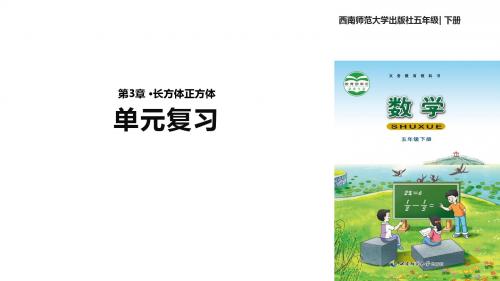 西南师大版数学五年级下册 教学课件 《长方体和正方体单元复习》