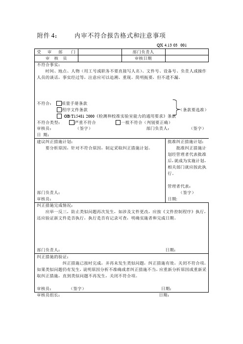 内审不符合报告格式_2