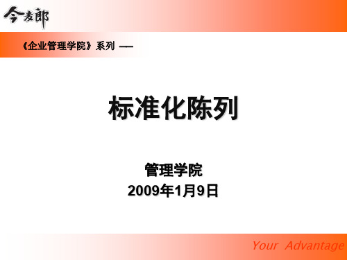 快消品标准化陈列教材-58页精选文档