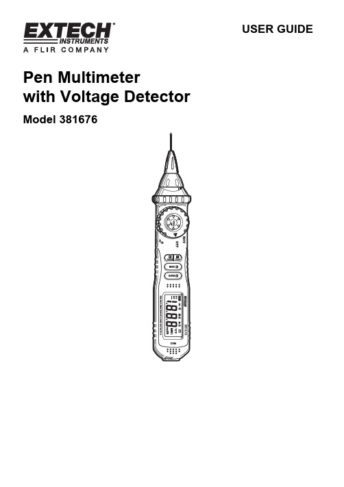 Extech Model 381676 电压多功能表说明书