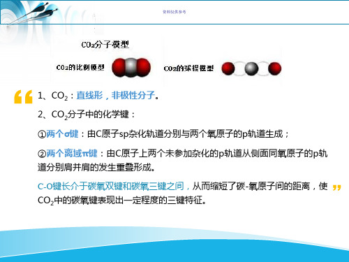 CO2分子的成键结构特征和化学反应活性