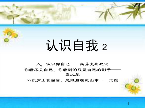 2 自我意识分类、特点