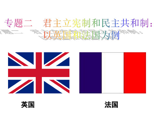 高中政治人教版选修三课件2.1英国国王与君主立宪制(共20张PPT)