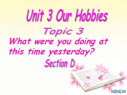 仁爱英语八年级上册unit3_topic3_section_D课件