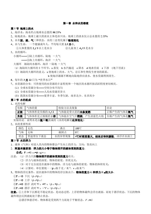 科学八年级上册