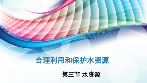 人教版初中地理八年级上册 第三章 第三节 水资源 课件(共15张PPT)