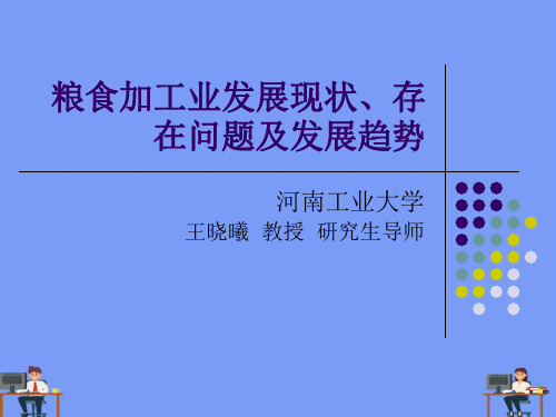 我国小麦加工行业发展现状、问题及政策建议  农产品2021精选PPT