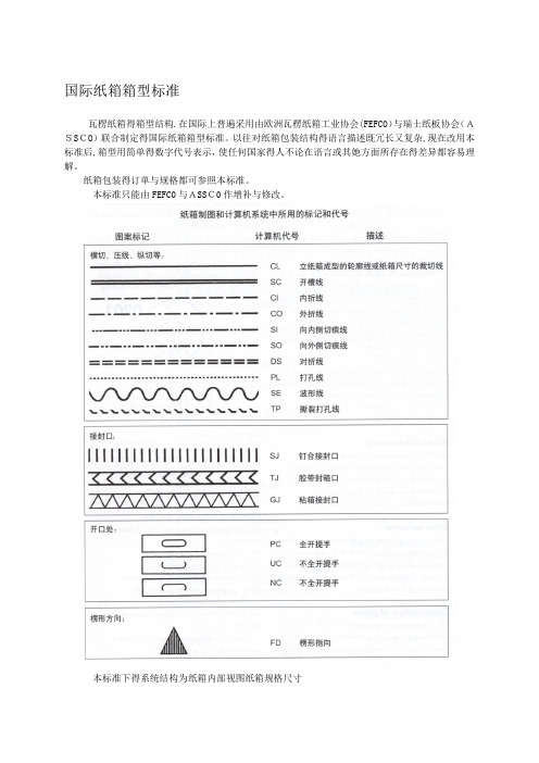 国际纸箱箱型标准(中文)