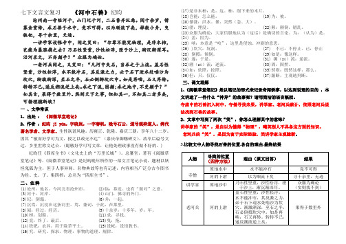 部编版语文七下《河中石兽》知识点汇总