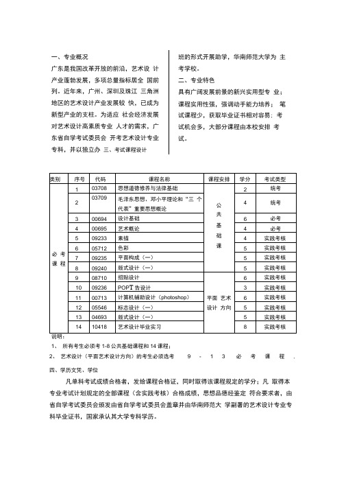 华南师范大学专科段自学考试招生简介(JD)