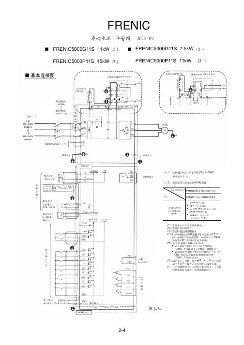 富士FRENIC变频器简明调试及应用
