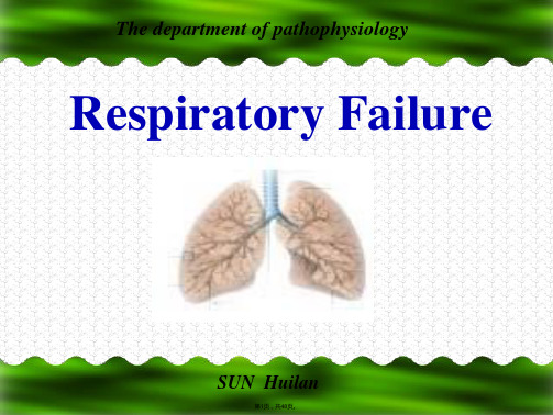 15中山大学医学院精品课程病理生理学Respiratory-Failure