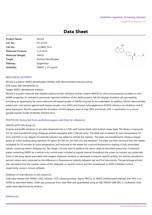 ML324_DataSheet_MedChemExpress