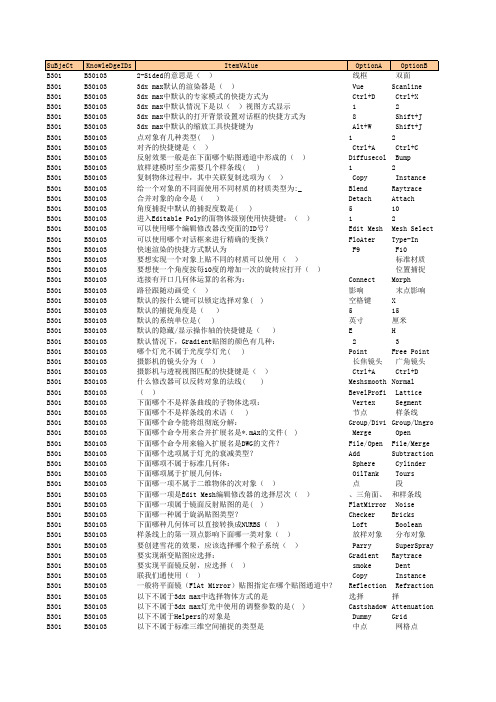 B30103-3ds max三维设计与制作