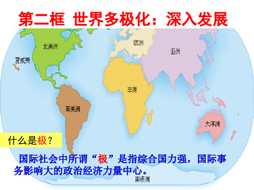 第九课第二框 世界多极化：深入发展