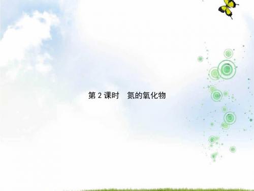 高中化学人教版必修一课件:4.3 第2课时 氮的氧化物