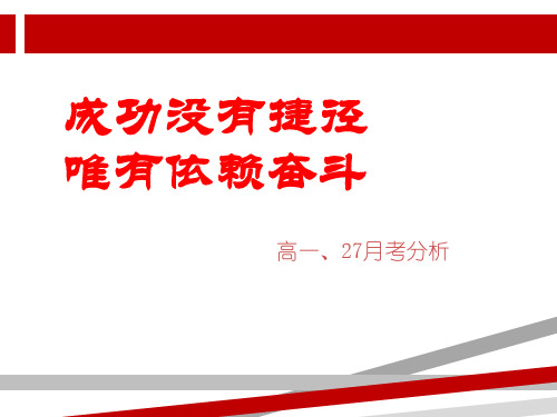 月考成绩分析.ppt