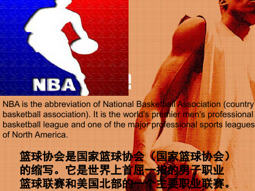 [PPT模板]介绍NBA的PPT英文版