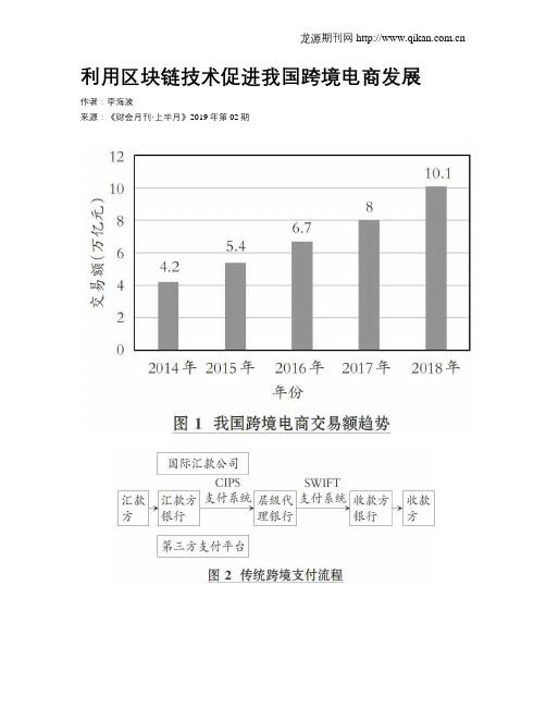 利用区块链技术促进我国跨境电商发展