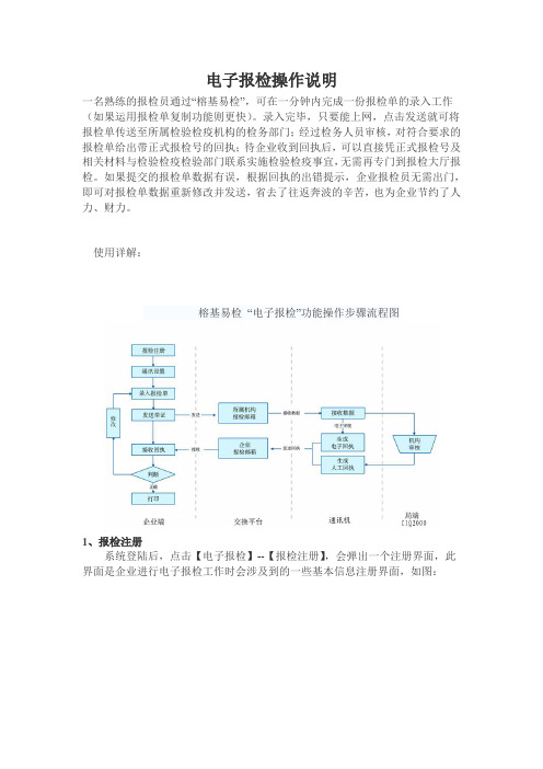 电子报检操作说明