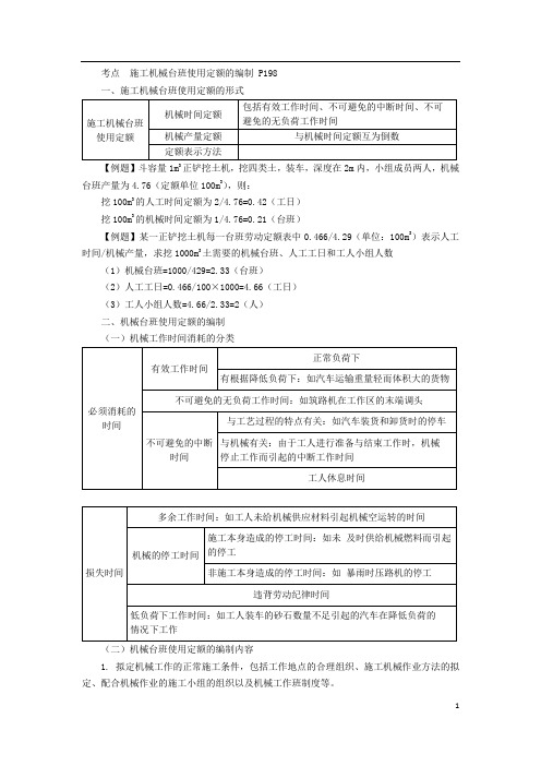 一建【经济】精讲讲义(6)建设工程定额2