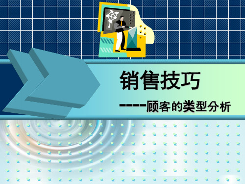 汽车营销四大顾客类型分析