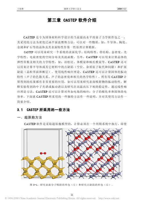 CASTEP 软件介绍