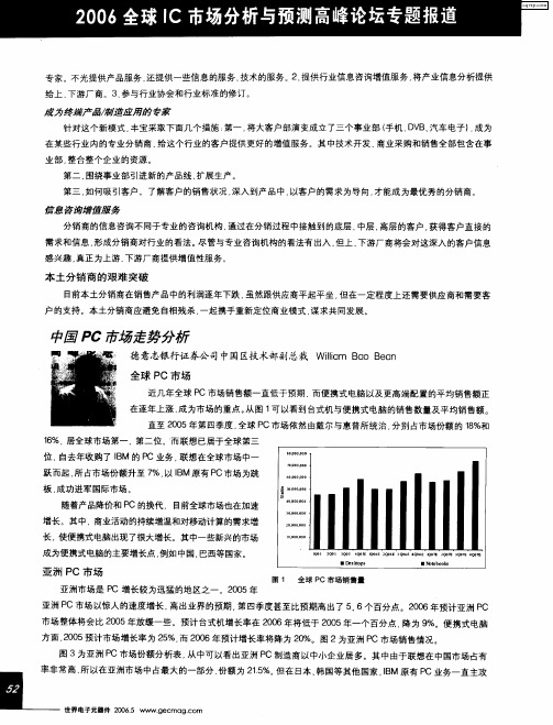 中国PC市场走势分析