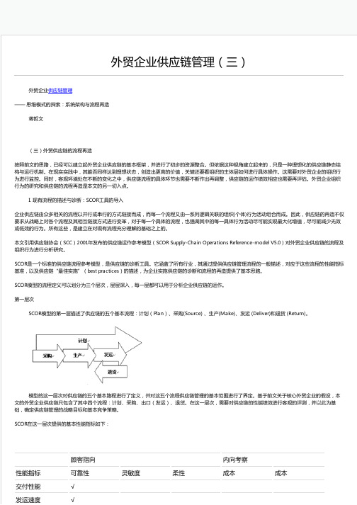 外贸企业供应链管理(三) - SCM物流及供应链管理