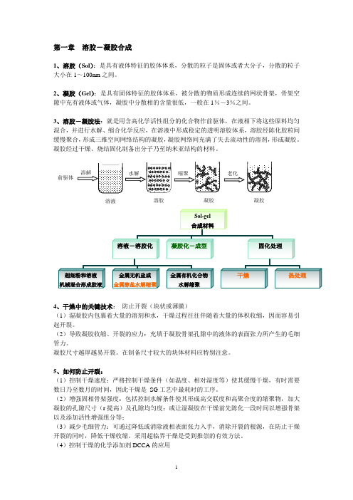 材料制备复习题