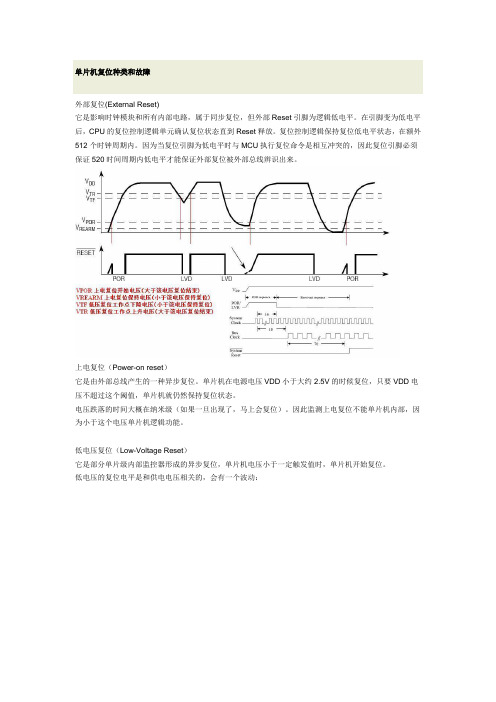 分析与解决单片机复位