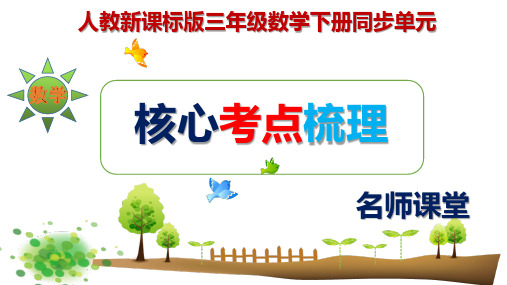 人教新课标版三年级数学下册第六单元《年、月、日》核心考点梳理(共34张PPT)