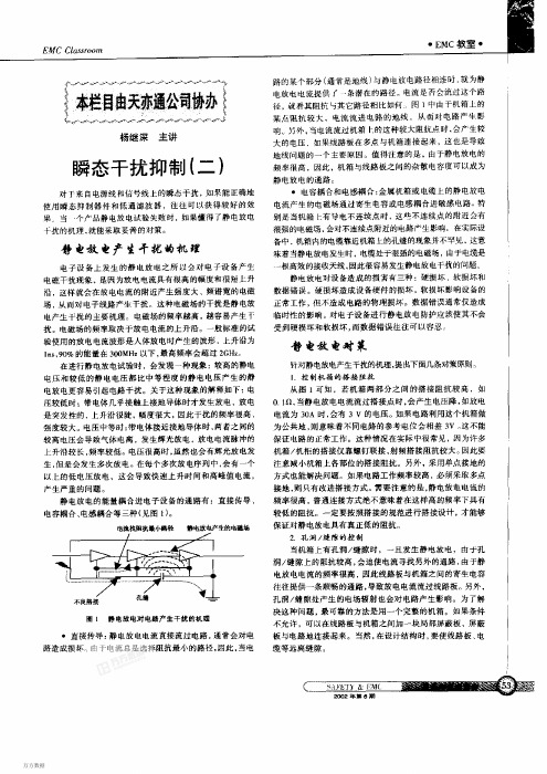 瞬态干扰抑制