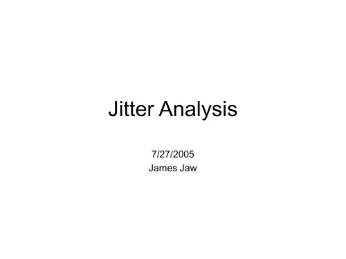 Jitter Analysis