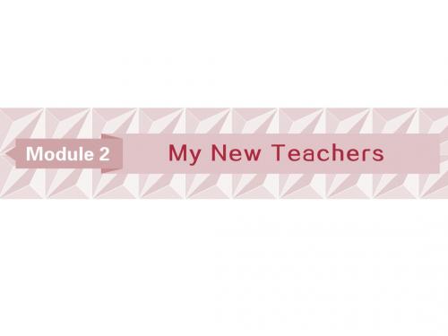 2019届一轮复习外研版必修1 Module2My new teachers课件(74张)