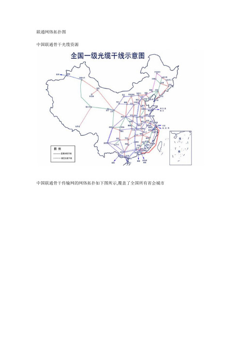 联通网络拓扑图X