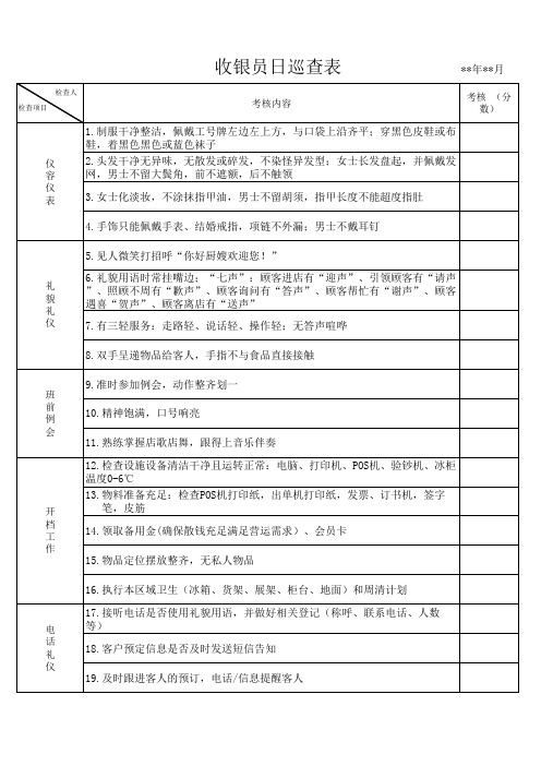 岗位绩效考核评估表