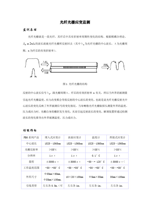 光纤光栅应变传感器产品及监测实例