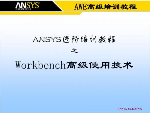 ANSYS12.0中Workbench模块高级使用技术