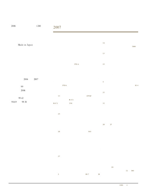 2007“中国制造”大事记