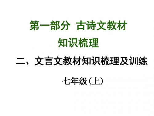 中考语文文言文教材知识梳理：戴震难师精选教学PPT课件