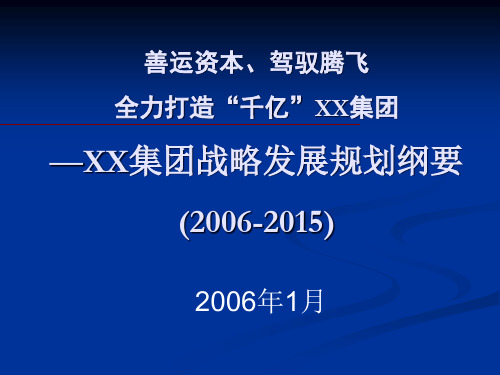 某集团战略发展规划纲要.pptx