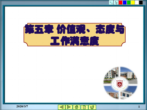 管理心理学课件-价值观态度与工作满意度