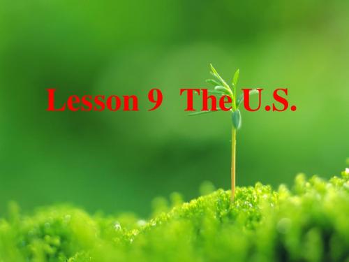 冀教版英语五上：《lesson 9 the u.s》ppt课件(6)