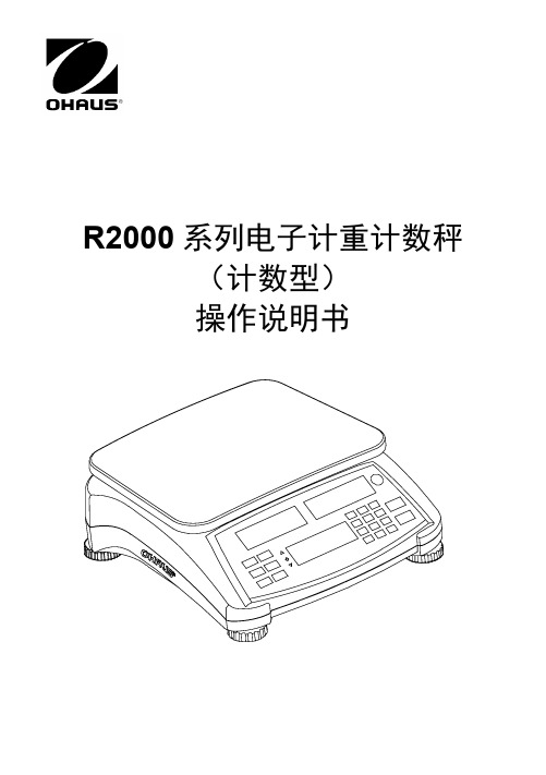 R2000系列电子计重计数秤