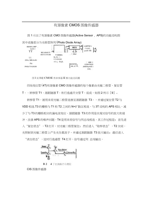 有源像素CMOS图像传感器