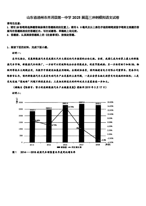 山东省德州市齐河县第一中学2025届高三冲刺模拟语文试卷含解析