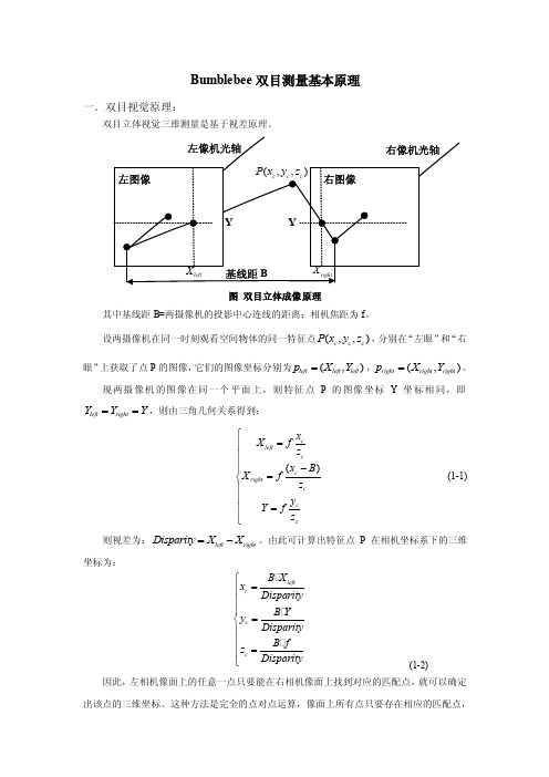 双目视觉基本原理