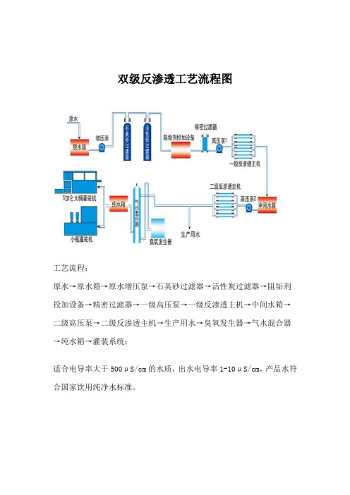 (完整版)双级反渗透工艺流程图