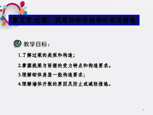 过梁挑梁和砌体结构的构造措施_OK